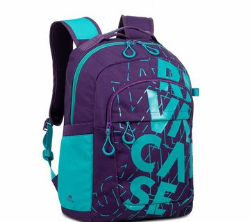 Ruksak RivaCase 30L Heide 5430 violet/aqua Urban backpack - cover