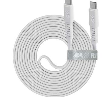 Kabel RivaCase PS6005 WT21 Type-C / Type-C cable, 2,1m white, 12/96 - cover