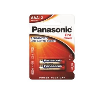 PANASONIC baterije LR03PPG/2BP Alkaline Pro Power - cover