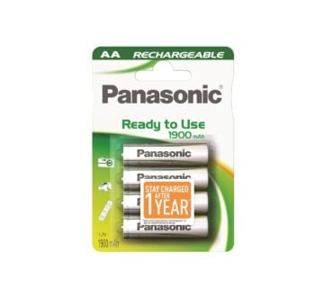 PANASONIC baterije HHR-3MVE/4BP, 1900mAh, punj. Ready to use - cover