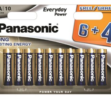 PANASONIC baterije LR6EPS/10BW 6+4F Alkal. Everyday Power - cover