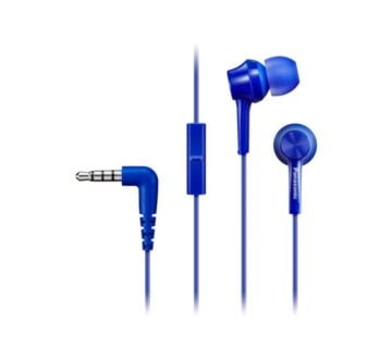 PANASONIC slušalice RP-TCM115E-A plave, in ear, mikrofon - cover