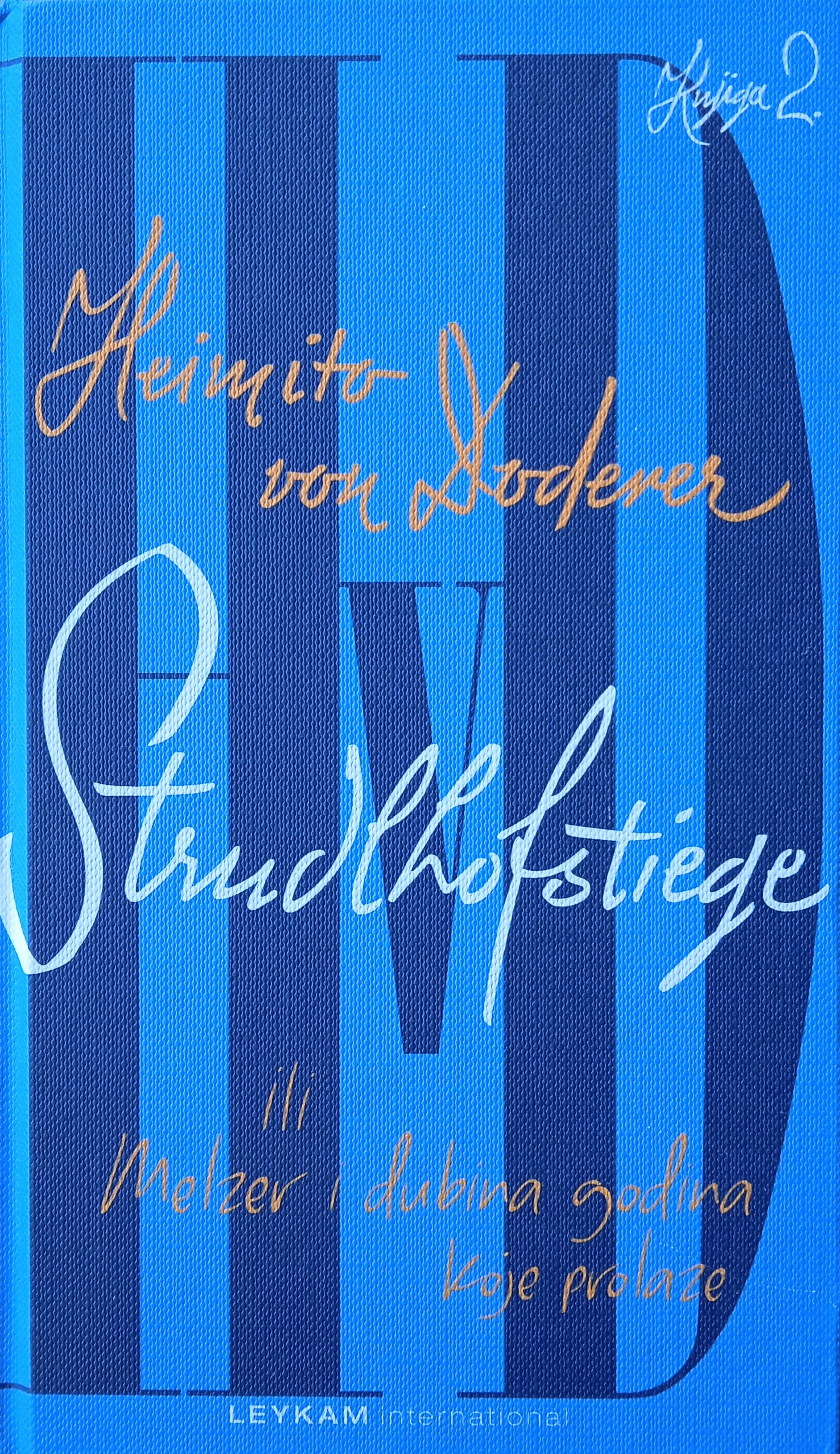 STRUDLHOFSTIEGE ili Melzer i dubina godina koje prolaze H. von Doderer - cover
