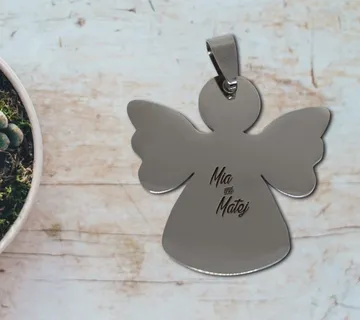 Lančić i privjesak – anđeo - cover