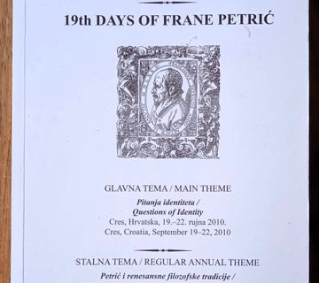 19. DANI FRANE PETRIĆA Cres 2010 - cover