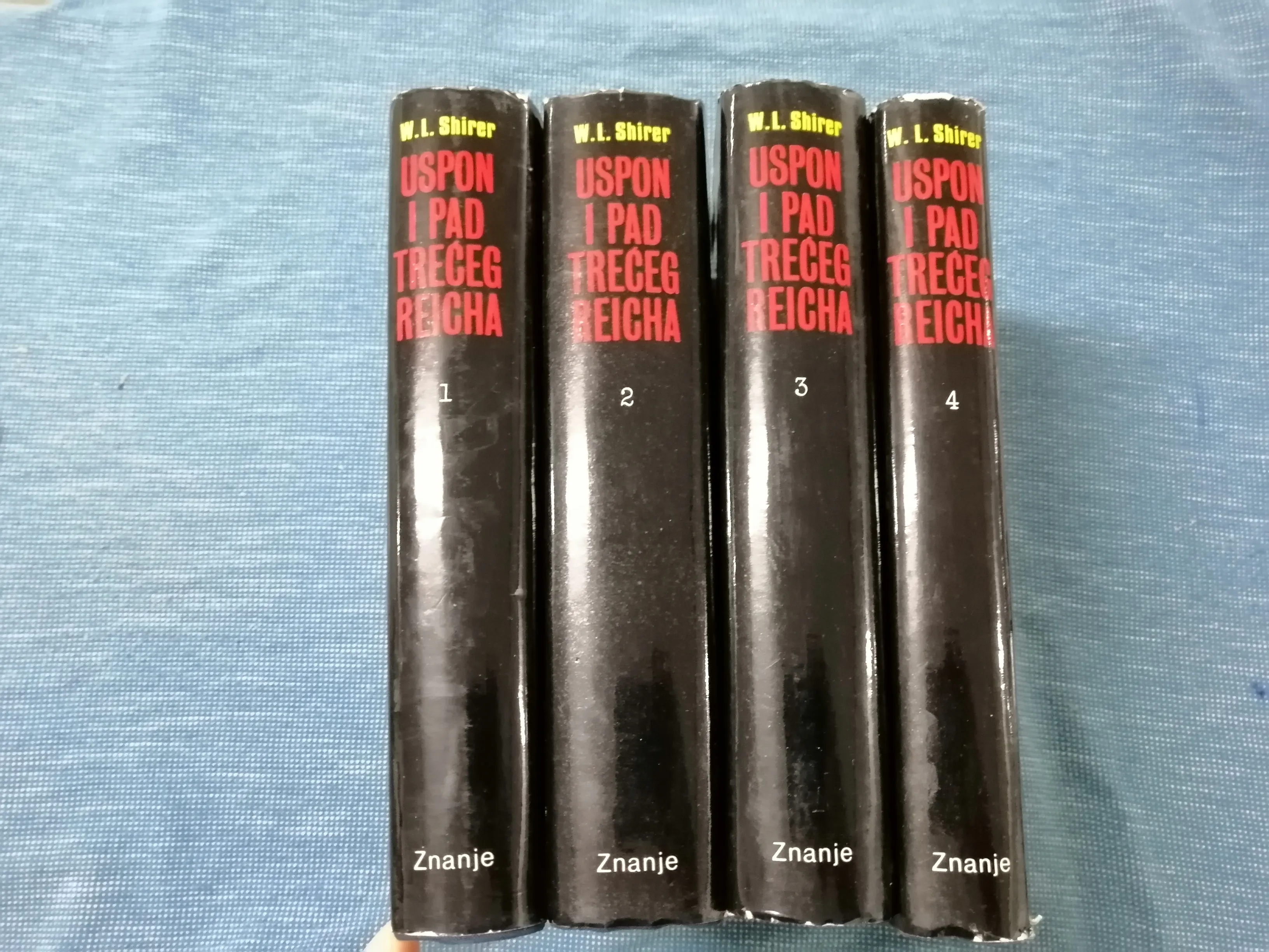 William L. Shirer - Uspon i pad Trećeg Reicha 1-4 - cover