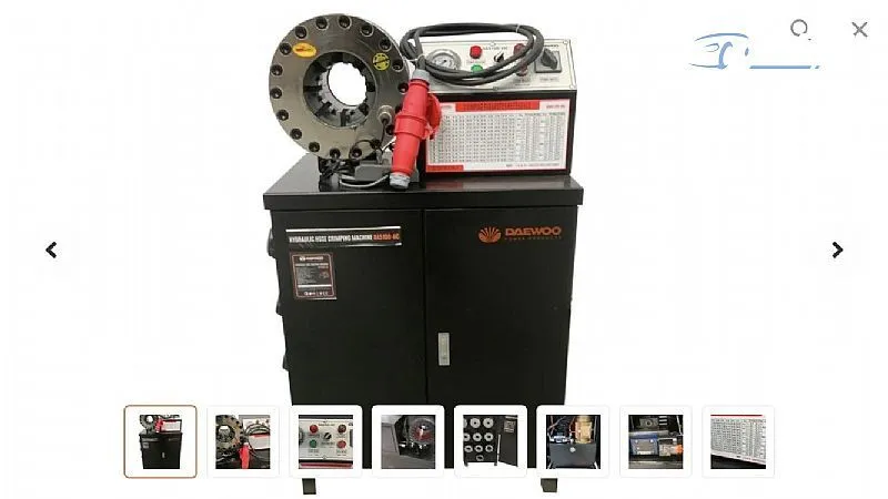 Daewoo preša za hidraulične cijevi - cover