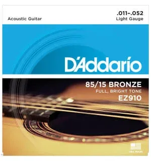 DADDARIO EZ910 Bronze 11-52, žice za akustičnu gitaru - cover