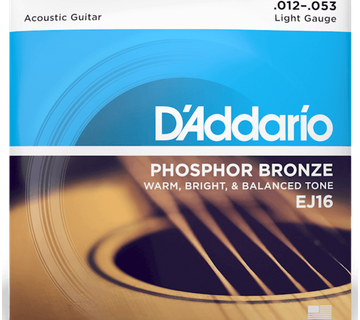 DADDARIO EJ16 Phos Bronze 12-53, žice za akustičnu gitaru - cover