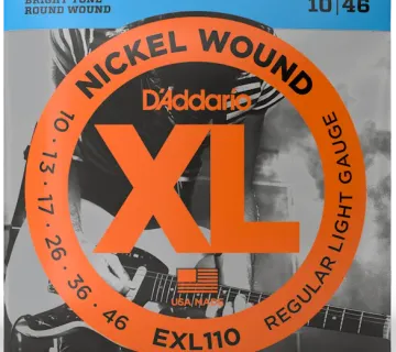 DADDARIO EXL110 Nickel Wound 10-46, žice za električnu gitaru - cover