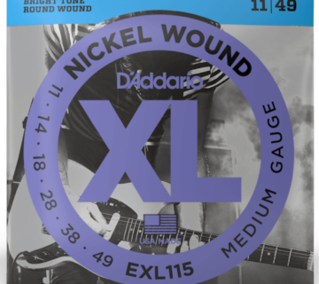 DADDARIO EXL115 Nickel Wound 11-49, žice za električnu gitaru - cover