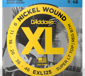 DADDARIO EXL125 Nickel Wound 09-46, žice za električnu gitaru - cover