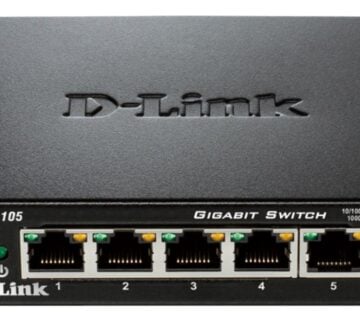 D-Link switch neupravljivi, DGS-105/E (metalno kućište) - cover