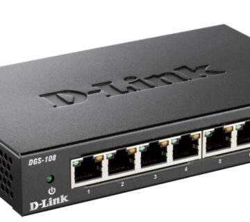 D-Link switch neupravljivi, DGS-108/E (metalno kućište) - cover