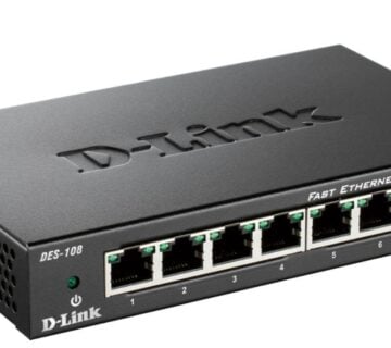 D-Link switch neupravljivi,DES-108/E (metalno kućište) - cover