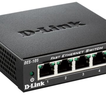 D-Link switch neupravljivi,DES-105/E (metalno kućište) - cover