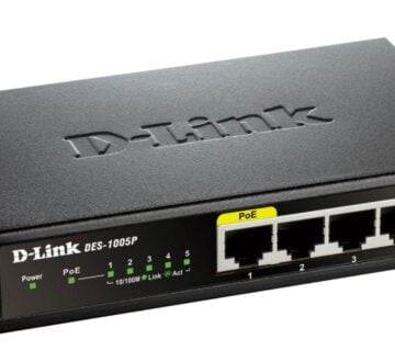 D-Link switch neupravljivi, DES-1005P/E - cover