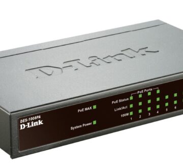 D-Link switch neupravljivi, DES-1008PA - cover