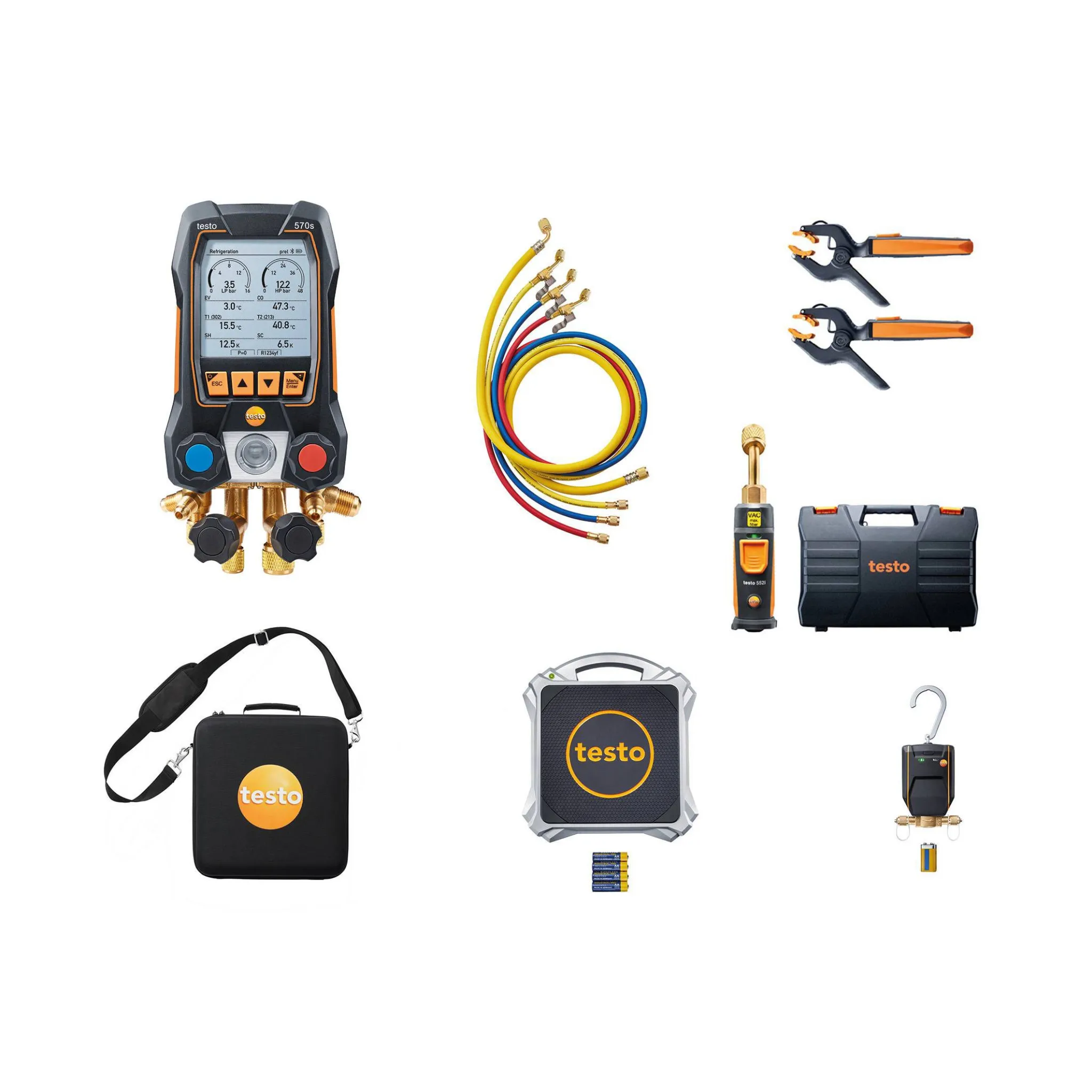TESTO Višenamjenski komplet za toplinske pumpe 570s - cover