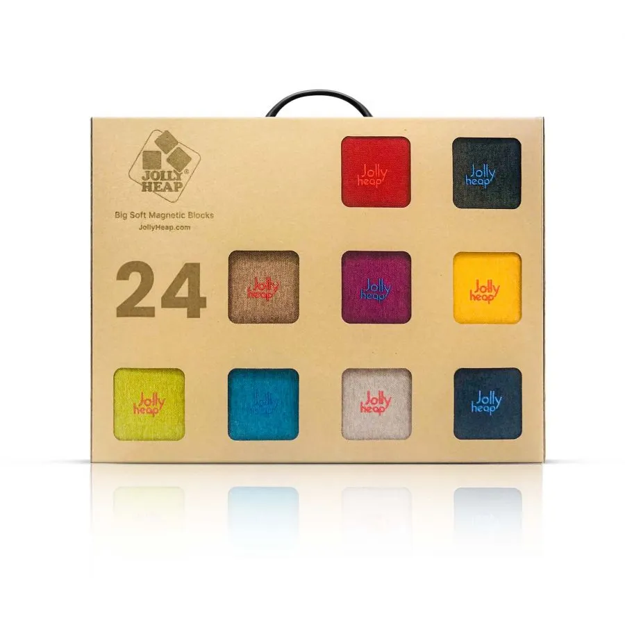 JollyHeap igračka 24 blokova Mini set - razne kombinacije boja - cover