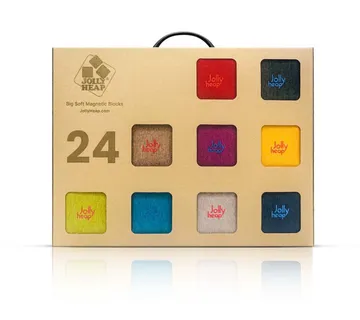 JollyHeap igračka 24 blokova Mini set - razne kombinacije boja - cover