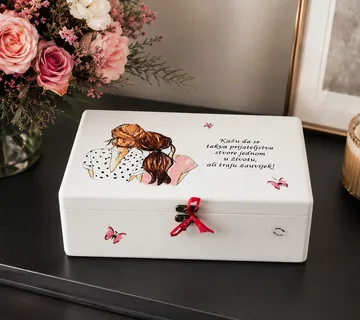 Poklon za kumu – Personalizirana kutija uspomena za najbolju prijatelj - Virje
