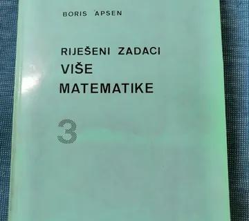 Boris Apsen – Riješeni zadaci više matematike 3 - cover