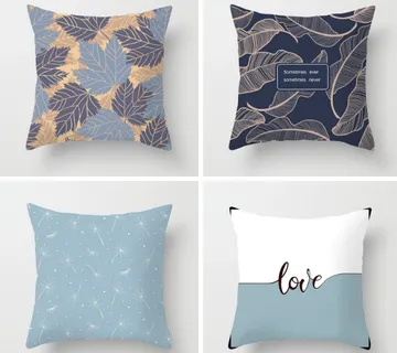 Kreativne jastučnice - Blue Harmony - cover