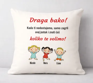 Jastučić za baku - cover