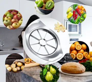 Rezač od nehrđajučeg čelika za voće i povrće -Steel - cover