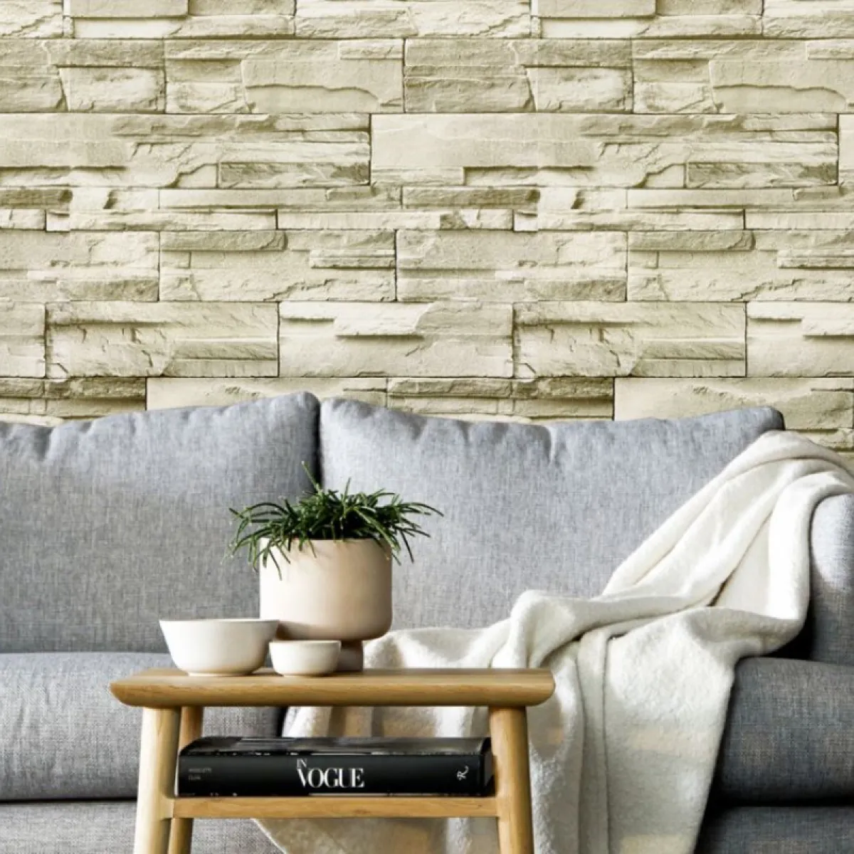 Samoljepljiva 3D Tapeta - Retro elegantna cigla - cover