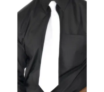 Gangster kravata bijela delux - cover