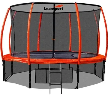 Trampolin 8ft - crno/crveni - cover