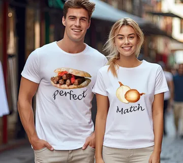 Šaljive majice za par – ćevapi - cover