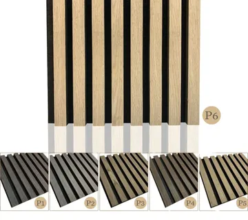 (4 kom) 3D Drveni panel za zid - Acoustic - cover