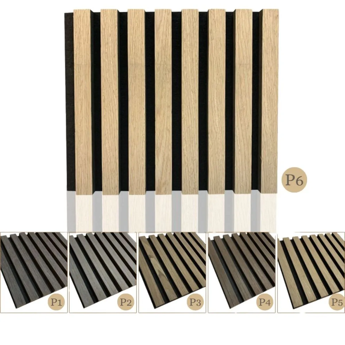 (4 kom) 3D Drveni panel za zid - Acoustic - cover