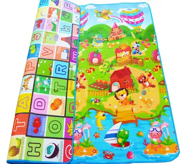 Dvostrana edukacijska podloga za igru farma/ABC 180x120cm - cover