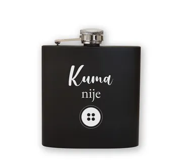 Pljoska – kuma/kum nije dugme - cover