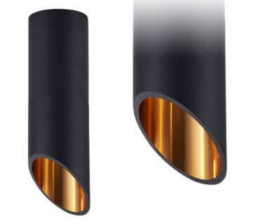 MODERNA STROPNA SVJETILJKA CRNO ZLATO 20 CM APP571-1C - cover