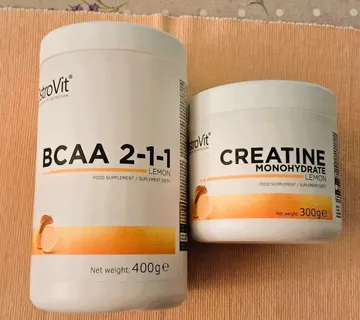 NOV kreatin monohidrat + BCAA 2-1-1, ROK DO 16.3./14.4.2026.; ZG - cover