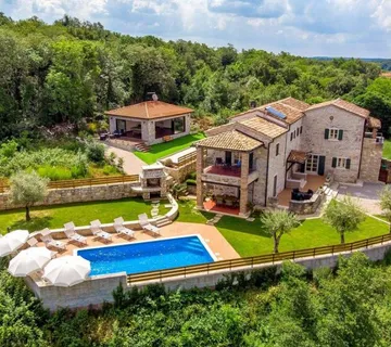 VIŠNJAN OKOLICA-ŠARMANTNA KAMENA VILA NA RUBU SELA PRODAJE SE - cover