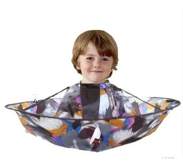 Futuristički Dječji ogrtač za šišanje - bez dlaka na podu - cover