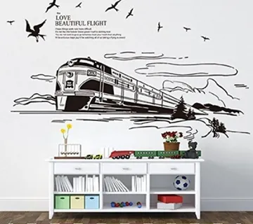 Zidna naljepnica - Train - cover