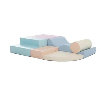 Set od 6 pjenastih blokova Soft Play - svijetlo pastelna boja Explorer - cover