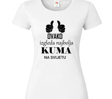 Majica za najbolju kumu - cover