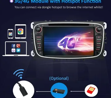 FORD GPS navigacija ORIGINAL 2din radio - cover