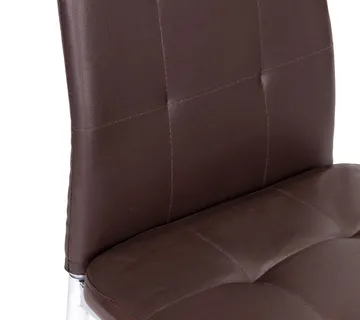 Set od 4 moderne stolice za blagovaonicu smeđe - cover