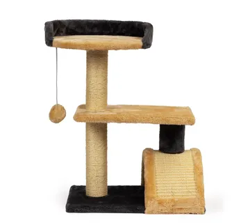 Grebalica za mačke crno - smeđa - cover