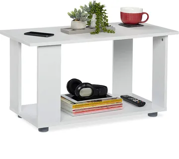 Ormarić s niskom policom bijeli - cover