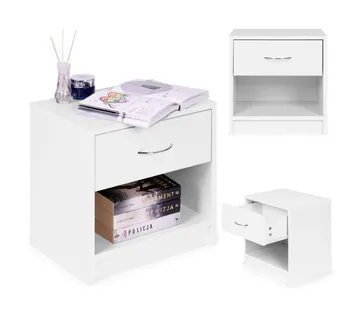 modernhome noćni ormarić s ladicom - cover
